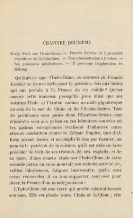 Chapitre deuxième