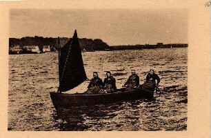 Ellerbek - Alt-Ellerbeck - Fischerfrauen im Boot