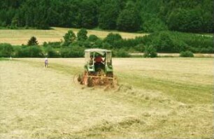 Fotografie: Futtererntetechnik, Heuernte, Sternradrechen
