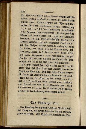 21. Das Habspurger Bad. - 23. Die alte Burg Habspurg.
