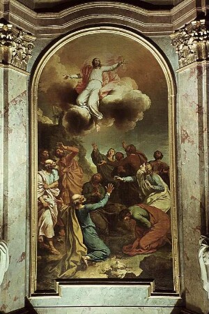 Altarbild: Himmelfahrt Christi