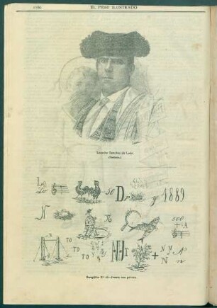 [Retrato de] Leandro Sánchez de León, (Cacheta.)
