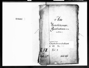 Unterstützungen und Gratifikationen, Band 2