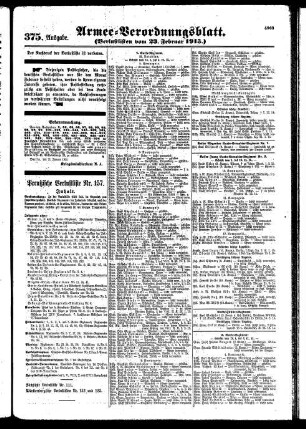 375.Ausgabe. Dienstag, 23. Februar 1915