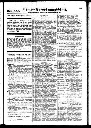 375.Ausgabe. Dienstag, 23. Februar 1915