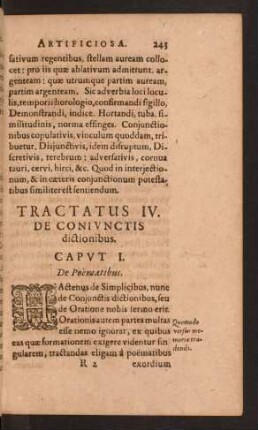Tractatus IV. De Coniunctis dictionibus.