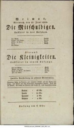 Die Kleinigkeiten