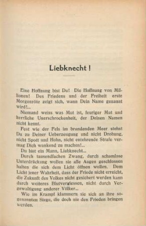 Liebknecht!
