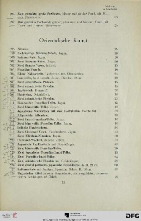 Orientalische Kunst (Nr. 498-545)