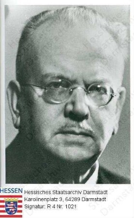 Werner, Ferdinand Prof. Dr. phil. (1876-1961) / Porträt, Kopfbild