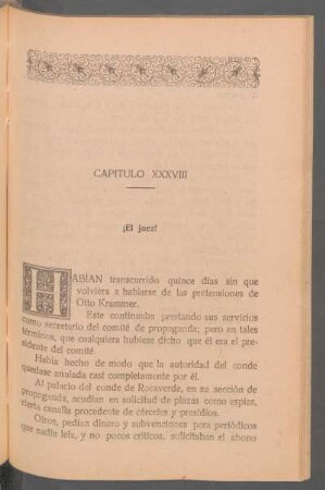 Capítulo XXXVIII - ¡El juez!