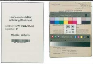 Entnazifizierung Wilhelm Moeller , geb. 03.01.1910 (Chemiker)
