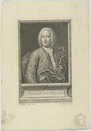 Bildnis des Friedrich von Hagedorn