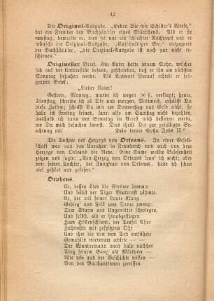 Die Original=Ausgabe.