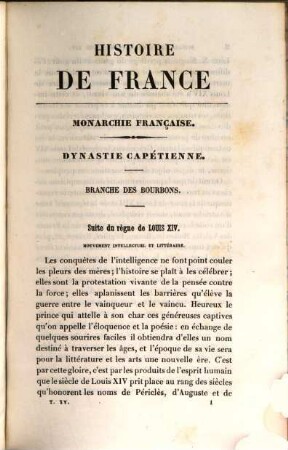 Histoire de France, depuis les origines gauloises jusqu'à nos jours. 15