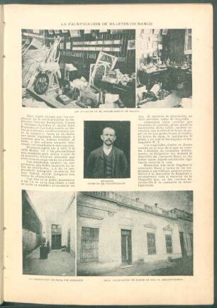 La falsificación de billetes de banco