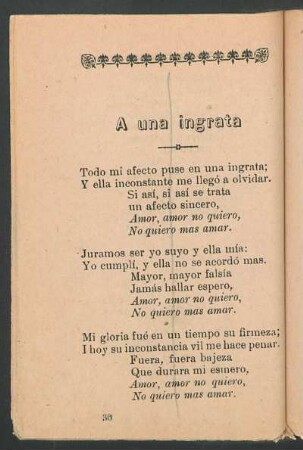 A una ingrata