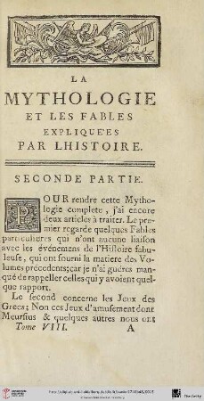 Seconde Partie
