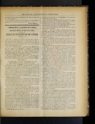 L'Immigration Et La Colonisation Au Brésil.