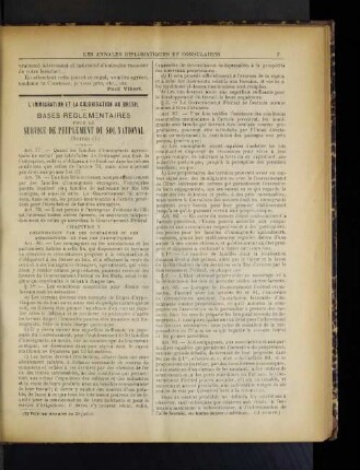 L'Immigration Et La Colonisation Au Brésil.