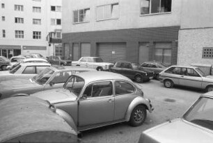 Inoffizieller Parkplatz im "Zentralhof"