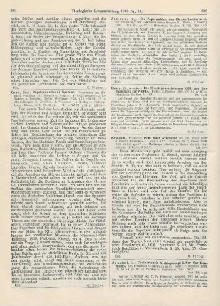 236 [Rezension] Esch, Anneliese, Die Ehedispense Johanns XXII. und ihre Beziehung zur Politik
