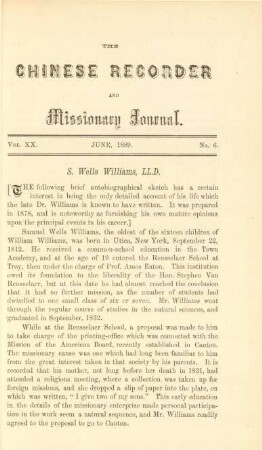 No. 6. June, 1889