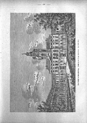 Das Schloß in Charlottenburg. Zeichnung von Hugo Spindler