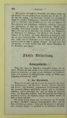Das Mineralreich