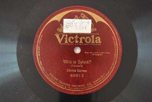 Who is Sylvia? / (Schubert)
