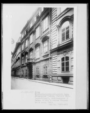 Niederösterreichisches Landesmuseum & Ehemals Palais Mollard-Clary