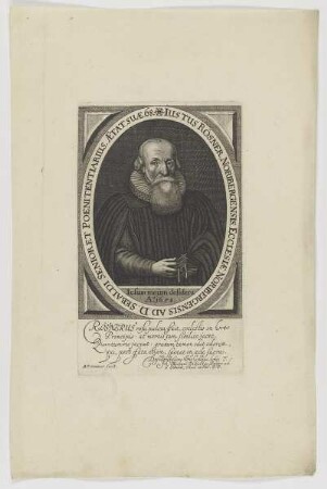 Bildnis des Iustus Rösner