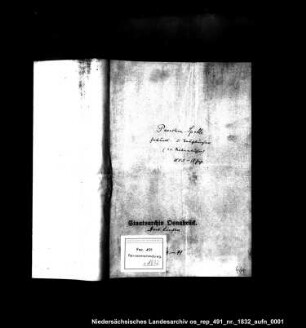 Spelle kath. Kirchspiel Geburts- und Taufnebenbücher