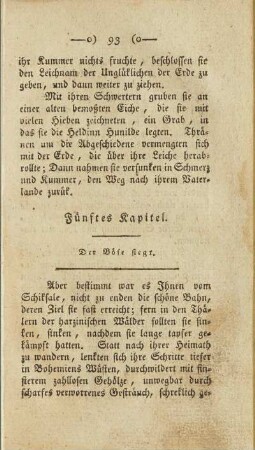 Fünftes Kapitel. Der Böse siegt