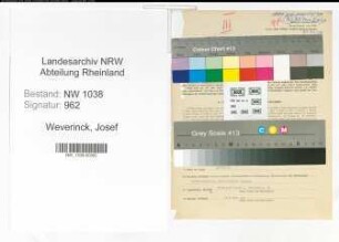 Entnazifizierung Josef Weverinck , geb. 15.01.1902 (Vertreter)