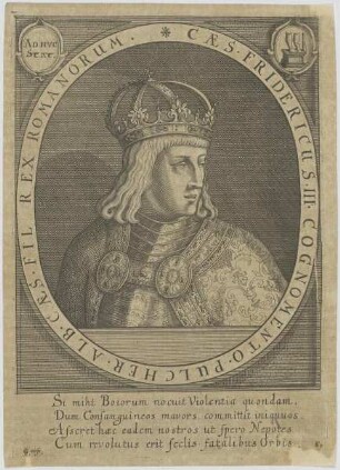 Bildnis des Fridericus III., römisch-deutscher König
