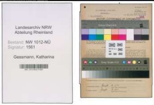 Entnazifizierung Katharina Gessmann , geb. 06.07.1878 (Landwirtin)
