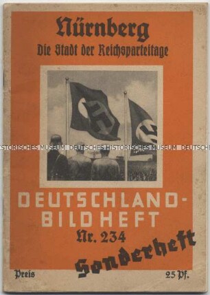 Sonderausgabe der Reihe "Deutschland-Bildheft" über die Reichsparteitage der NSDAP in Nürnberg