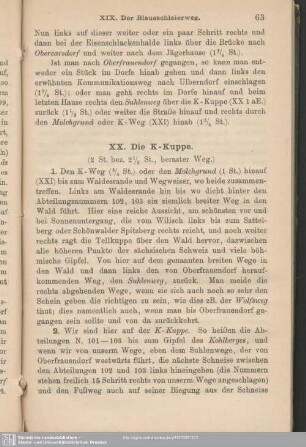 XX. Die K-Kuppe