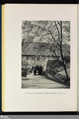 Tor zum Ökonomiehof der Landesschule