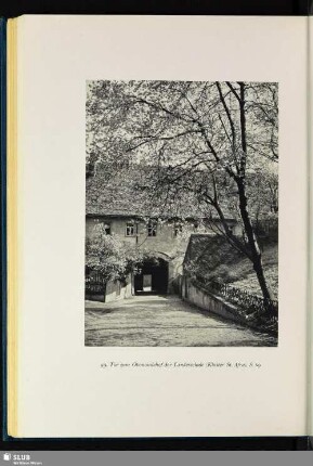 Tor zum Ökonomiehof der Landesschule