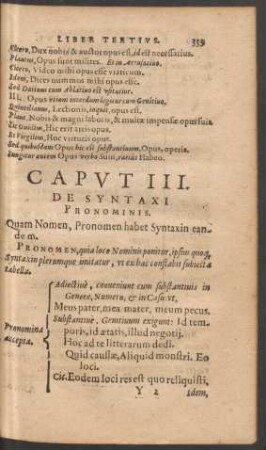 Caput III. De Syntaxi Pronominis.