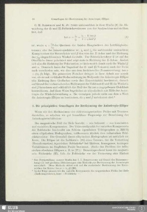 4. Die prinzipiellen Grundlagen der Bestimmung der Anisotropie-Ellipse