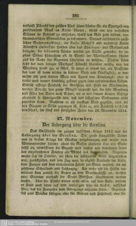 27. November. Der Uebergang über die Beresina