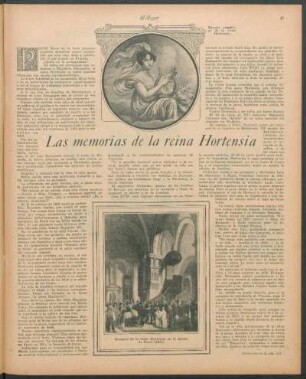 Las memorias de la reina Hortensia