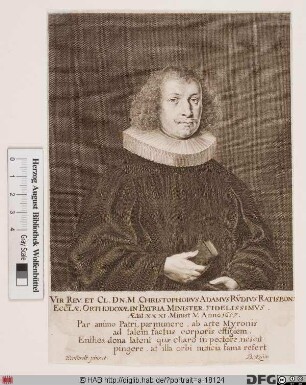 Bildnis Christoph Adam Rüd