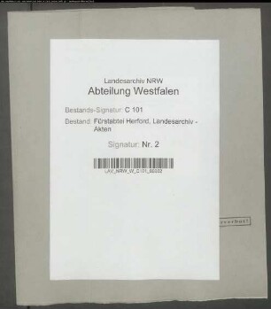 Kaiserlicher Fiskal ./. Äbtissin zu Herford wegen des Beitrags zum Unterhalt des Reichskammergerichts (Kammerziele)