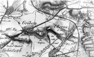 Niederau-Gröbern. Oberreit, Sect. Großenhain, 1841/43