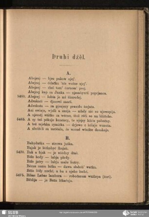 Druhi dźěl