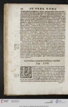 Cap. XVIII